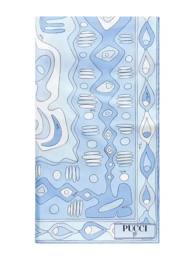 PUCCI Printed Silk-twill Scarf