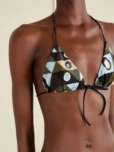 PUCCI Printed Triangle Bikini Top | Thumbnail 4 PUCCI Printed Triangle Bikini Top | Thumbnail 4