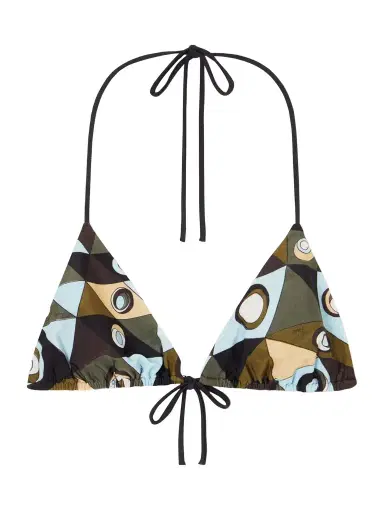 PUCCI Printed Triangle Bikini Top | Thumbnail 1 PUCCI Printed Triangle Bikini Top | Thumbnail 1
