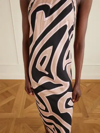 PUCCI Asymmetric Printed Silk-twill Halterneck Dress | Thumbnail 5 PUCCI Asymmetric Printed Silk-twill Halterneck Dress | Thumbnail 5
