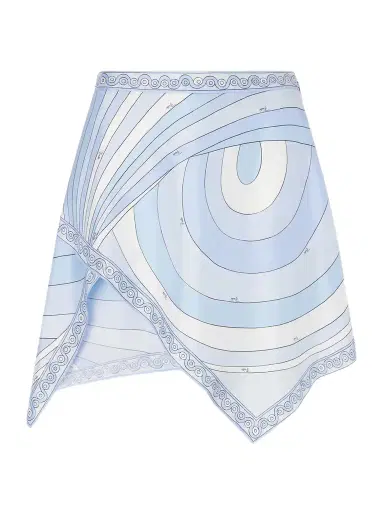 PUCCI Printed Silk-twill Mini Wrap Skirt | Thumbnail 1 PUCCI Printed Silk-twill Mini Wrap Skirt | Thumbnail 1