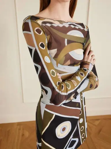PUCCI Printed Tulle Top | Thumbnail 4