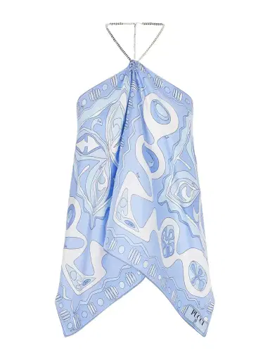 PUCCI Printed Silk-twill Top | Thumbnail 1 PUCCI Printed Silk-twill Top | Thumbnail 1