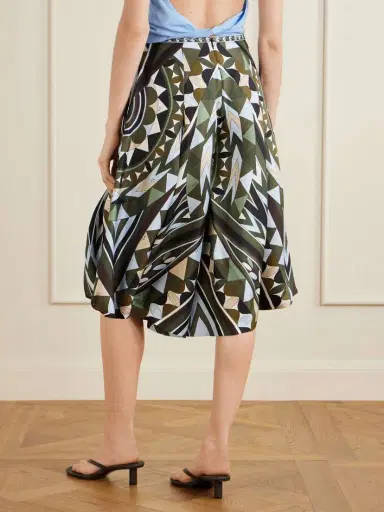 PUCCI Printed Silk-twill Wide-leg Pants | Thumbnail 3