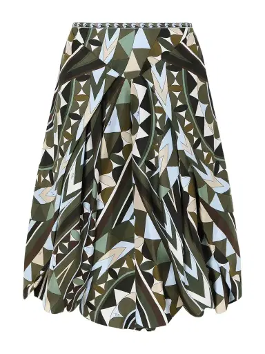 PUCCI Printed Silk-twill Wide-leg Pants | Thumbnail 1