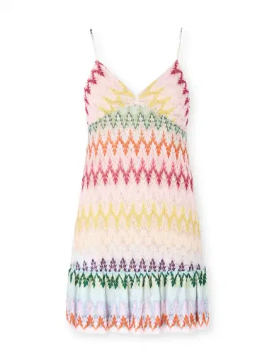 Missoni Zigzag Lace Mini Dress | Thumbnail 1 Missoni Zigzag Lace Mini Dress | Thumbnail 1