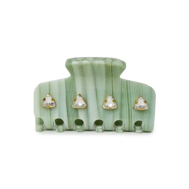 SAGE MINI CRYSTAL CLAW CLIP