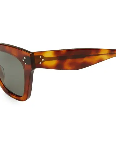 CELINE Women's 50MM Tortoise Cat Eye Sunglasses - Brown Tortoise | Thumbnail 3