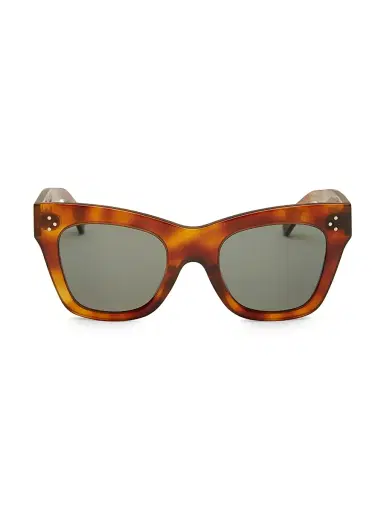 CELINE Women's 50MM Tortoise Cat Eye Sunglasses - Brown Tortoise | Thumbnail 1