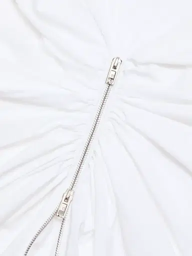 Alexander Wang Women's Cotton Poplin Mini-Shirtdress - White | Thumbnail 7 Alexander Wang Women's Cotton Poplin Mini-Shirtdress - White | Thumbnail 7