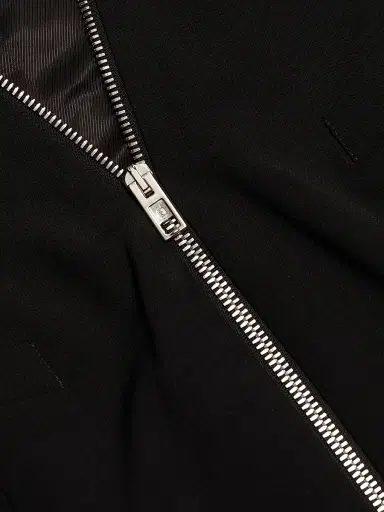 Alexander Wang Women's Tailored Wool-Blend Zip Vest - Black - Size 12 | Thumbnail 7