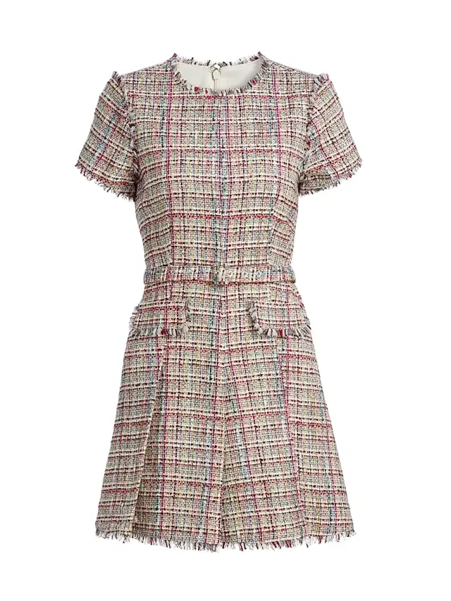 Cinq à Sept Women's Kelsey Wildflower Tweed Minidress -  Multi