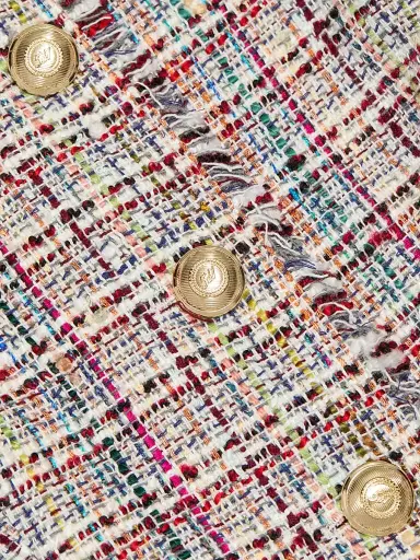 Cinq à Sept Women's Carmen Wildflower Tweed Vest - Ivory Multi | Thumbnail 7 Cinq à Sept Women's Carmen Wildflower Tweed Vest - Ivory Multi | Thumbnail 7