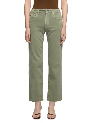 7 For All Mankind Women's Calie Straight-Leg Crop Jeans | Thumbnail 3