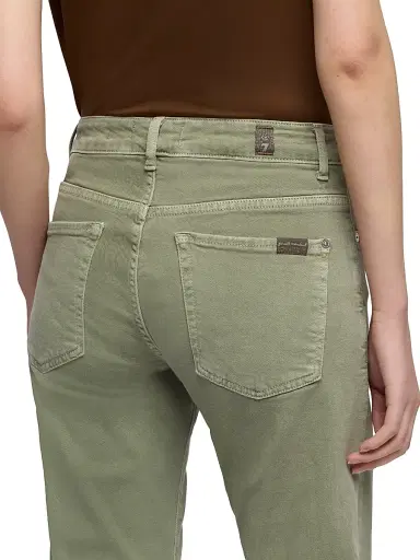 7 For All Mankind Women's Calie Straight-Leg Crop Jeans | Thumbnail 6