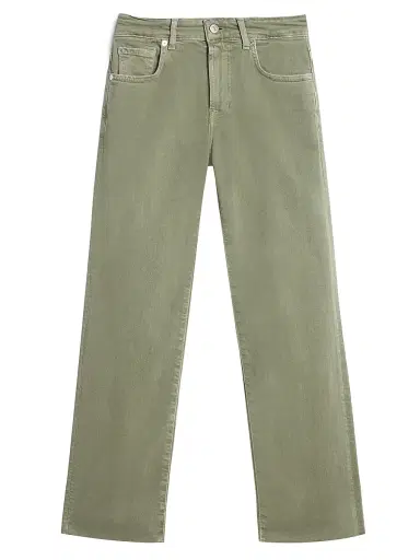 7 For All Mankind Women's Calie Straight-Leg Crop Jeans | Thumbnail 1
