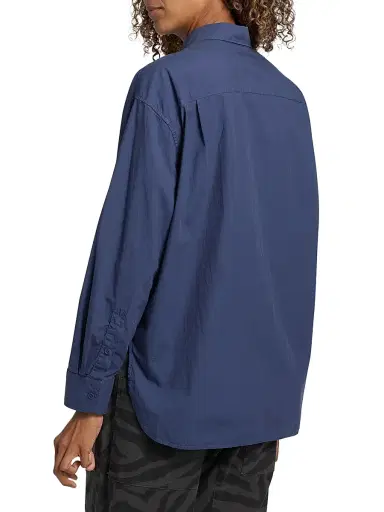 Nili Lotan Women's Onora Cotton Shirt - French Navy - Size XL | Thumbnail 5 Nili Lotan Women's Onora Cotton Shirt - French Navy - Size XL | Thumbnail 5