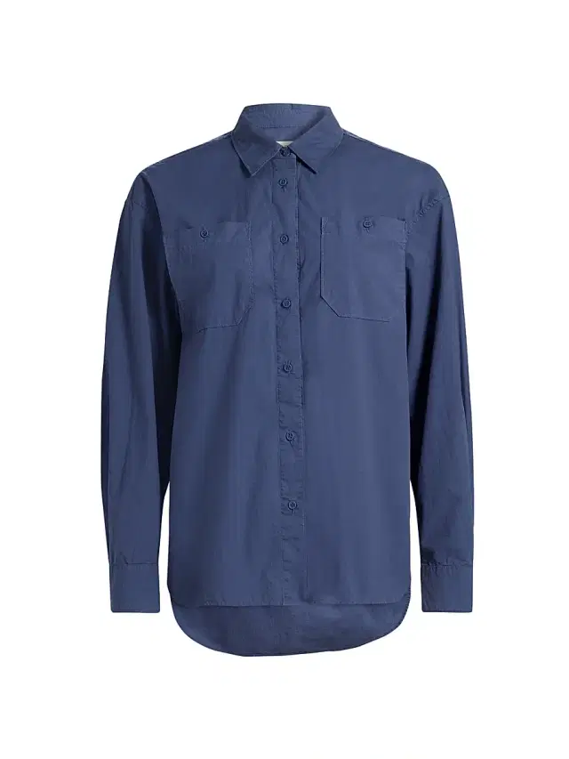 Women's Onora Cotton Shirt - French Navy