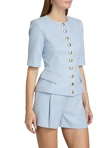 Generation Love Women's Adriana Chambray Suiting Jacket | Thumbnail 4 Generation Love Women's Adriana Chambray Suiting Jacket | Thumbnail 4