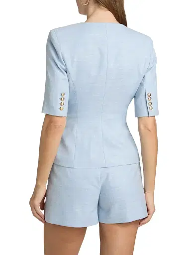 Generation Love Women's Adriana Chambray Suiting Jacket | Thumbnail 5 Generation Love Women's Adriana Chambray Suiting Jacket | Thumbnail 5