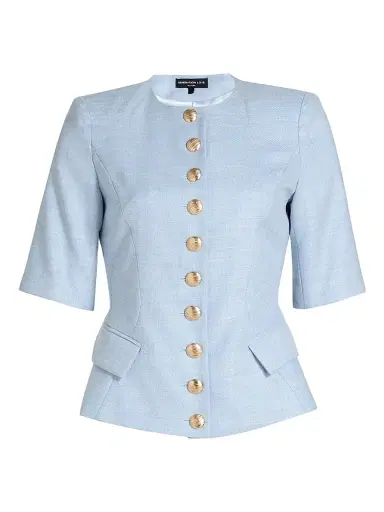 Generation Love Women's Adriana Chambray Suiting Jacket | Thumbnail 1 Generation Love Women's Adriana Chambray Suiting Jacket | Thumbnail 1