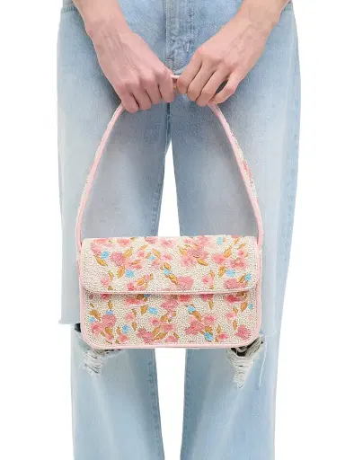 Staud Women's Tommy Beaded Top Handle Bag | Thumbnail 2