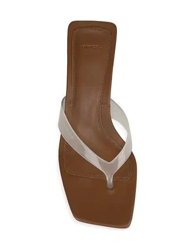 Vince Women's San Juan Jelly Thong Sandals - Clear | Thumbnail 4 Vince Women's San Juan Jelly Thong Sandals - Clear | Thumbnail 4