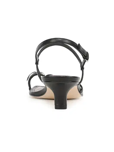 Vince Women's Polli 40MM Strappy Leather Kitten-Heel Sandals - Black | Thumbnail 3 Vince Women's Polli 40MM Strappy Leather Kitten-Heel Sandals - Black | Thumbnail 3