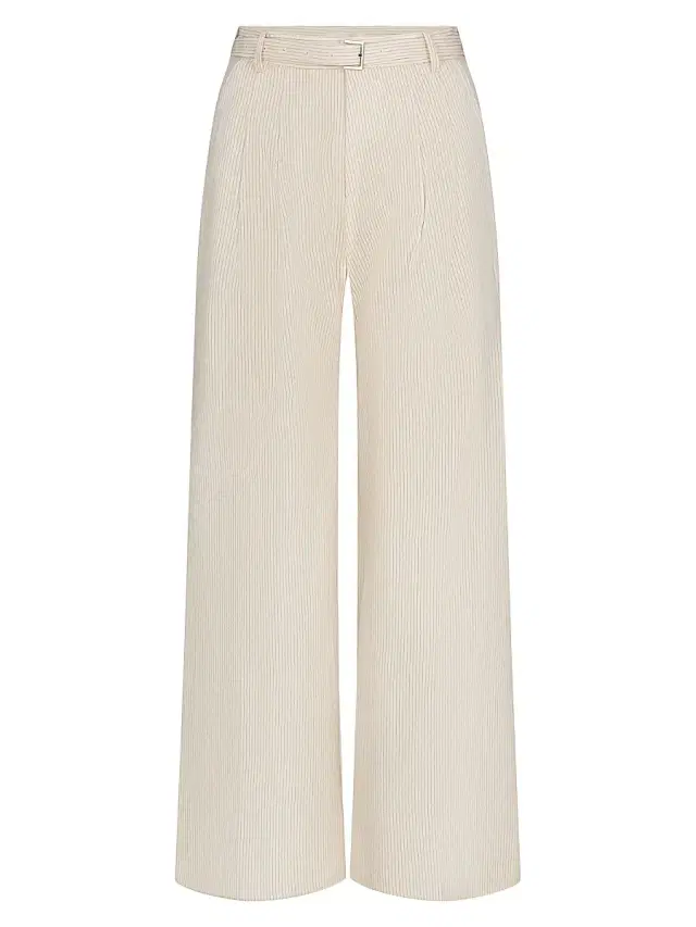 FRAME Women's The Striped Wide-Leg Pants - Ecru Multi
