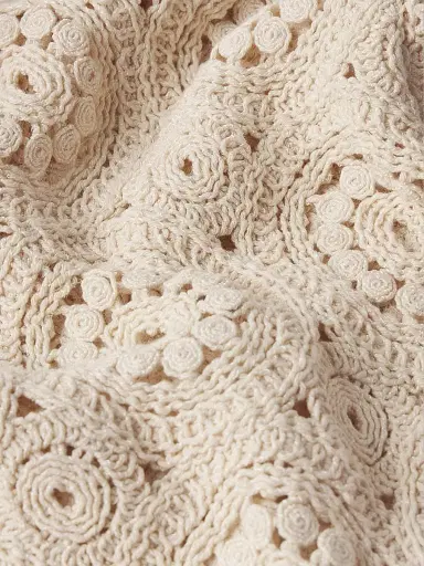 Frame Women's Crochet Cotton Pants - Cream - Size Large | Thumbnail 8 Frame Women's Crochet Cotton Pants - Cream - Size Large | Thumbnail 8