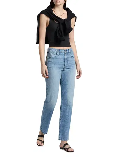 SLVRLAKE Women's Kendra Straight-Leg Jeans | Thumbnail 2 SLVRLAKE Women's Kendra Straight-Leg Jeans | Thumbnail 2