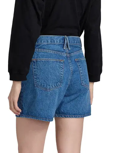 SLVRLAKE Women's Walker High-Rise Denim Shorts | Thumbnail 5 SLVRLAKE Women's Walker High-Rise Denim Shorts | Thumbnail 5