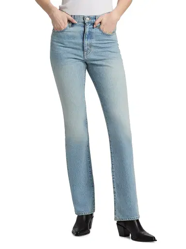 SLVRLAKE Women's Jade High-Rise Bootcut Jeans - East Meets West - Size 32 | Thumbnail 3