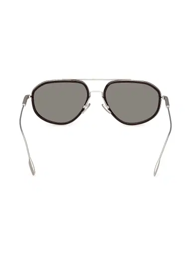Zegna Men's 56MM Aviator Sunglasses - Brown Grey | Thumbnail 5 Zegna Men's 56MM Aviator Sunglasses - Brown Grey | Thumbnail 5