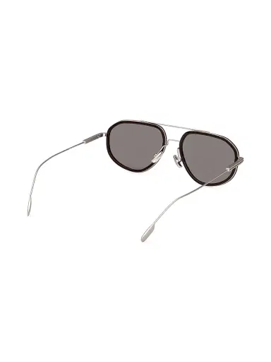 Zegna Men's 56MM Aviator Sunglasses - Brown Grey | Thumbnail 6 Zegna Men's 56MM Aviator Sunglasses - Brown Grey | Thumbnail 6