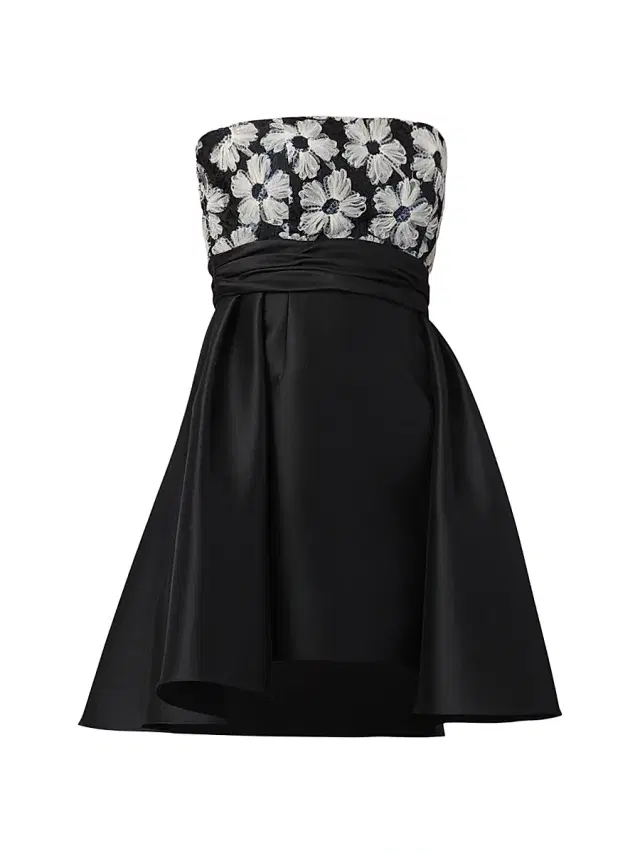 Shoshanna Women's Mandy Strapless Cocktail Dress - Jet