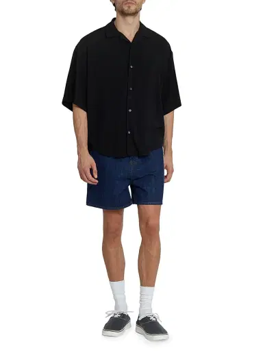 AMI PARIS Men's Heritage Denim Shorts | Thumbnail 2
