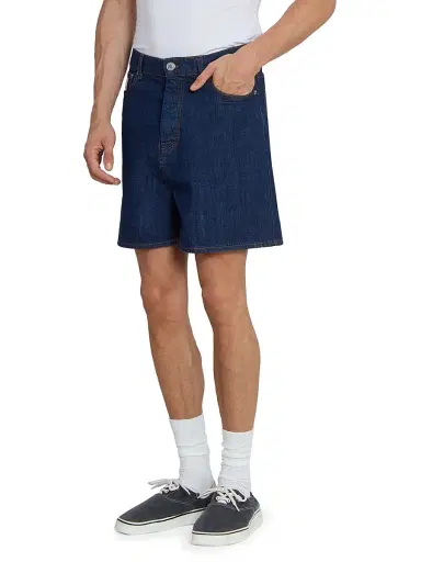 AMI PARIS Men's Heritage Denim Shorts | Thumbnail 4