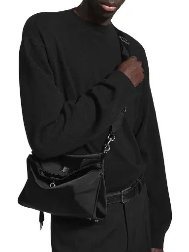 Balenciaga Men's Rodeo Small Messenger Bag - Black | Thumbnail 3 Balenciaga Men's Rodeo Small Messenger Bag - Black | Thumbnail 3