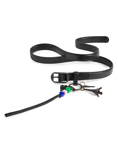 Balenciaga Women's Le City Belt with Charms - Black - Size 28 | Thumbnail 1