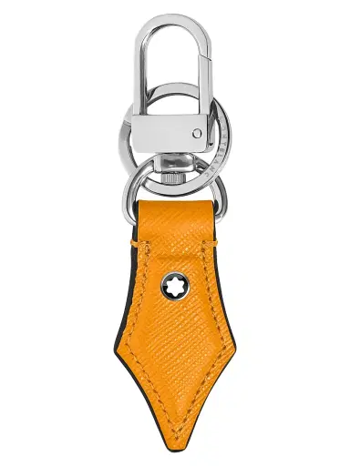 Montblanc Men's Sartorial Leather Nib Key Holder - Yellow | Thumbnail 1