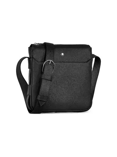 Montblanc Men's Sartorial Leather Crossbody Bag - Black | Thumbnail 2