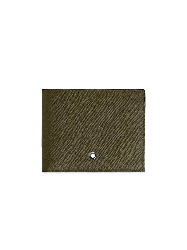 Montblanc Men's Sartorial Leather Bifold Wallet - Green
