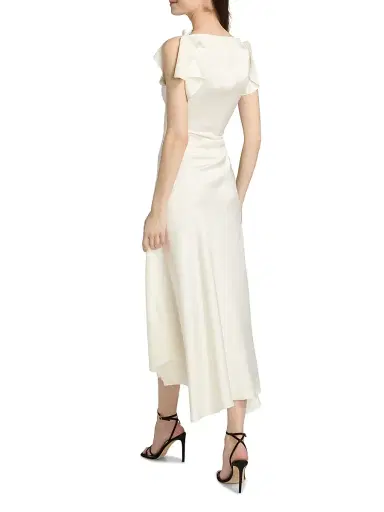 Victoria Beckham Women's Drape Bias-Cut Midi-Dress | Thumbnail 5