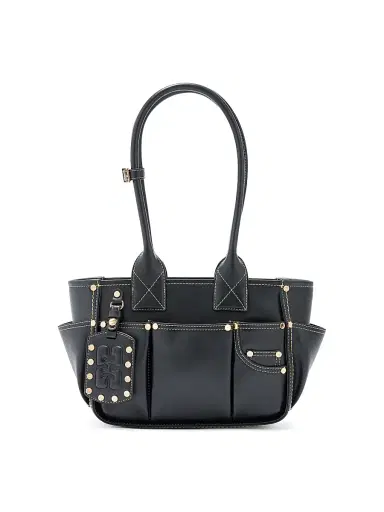 Ganni Women's Posy Small Croc-Embossed Shoulder Bag | Thumbnail 1 Ganni Women's Posy Small Croc-Embossed Shoulder Bag | Thumbnail 1
