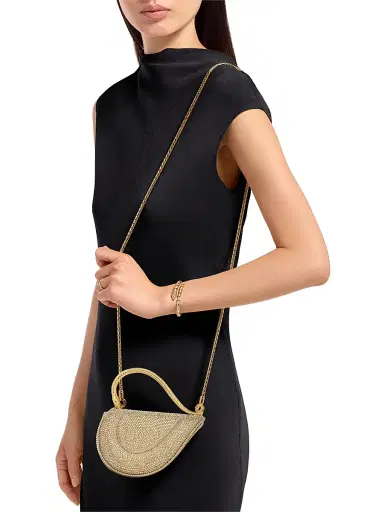 BVLGARI Women's Serpenti Crystal-Embellished Leather Top Handle Bag - Gold | Thumbnail 4 BVLGARI Women's Serpenti Crystal-Embellished Leather Top Handle Bag - Gold | Thumbnail 4