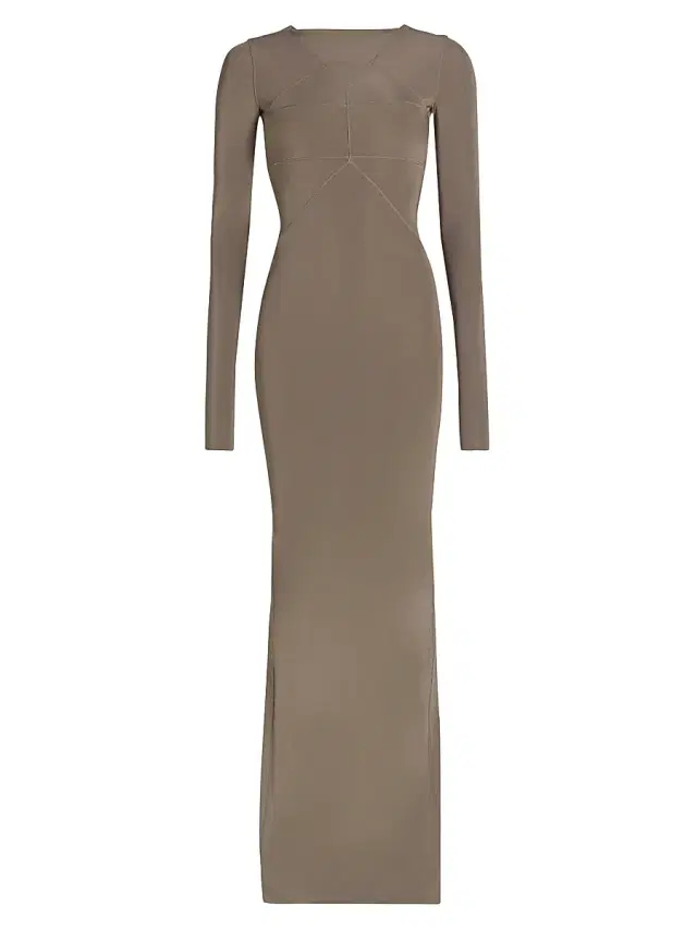 Rick Owens Women's Temple Seamed Gown - Dust