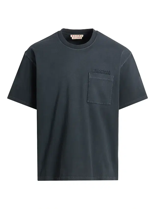 Men's Garment-Dyed Cotton Crewneck T-Shirt - Black