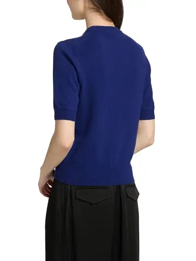 Jil Sander Women's Crewneck Wool Sweater - Violet Night - Size 10 | Thumbnail 5