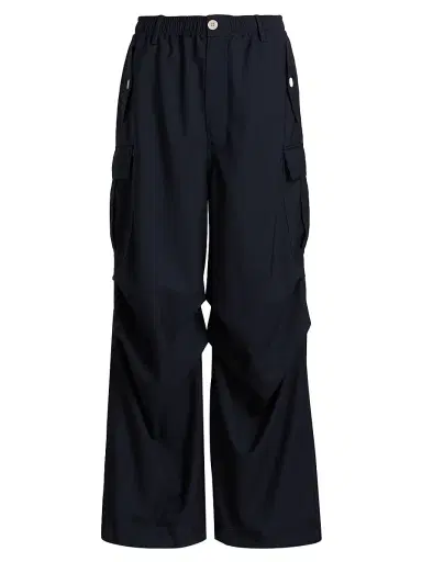 Marni Men's Tropical Wool Cargo Pants - Blue Black - Size 38 | Thumbnail 1 Marni Men's Tropical Wool Cargo Pants - Blue Black - Size 38 | Thumbnail 1